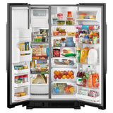 36-Inch Wide Side-by-Side Refrigerator - 25 Cu. Ft.