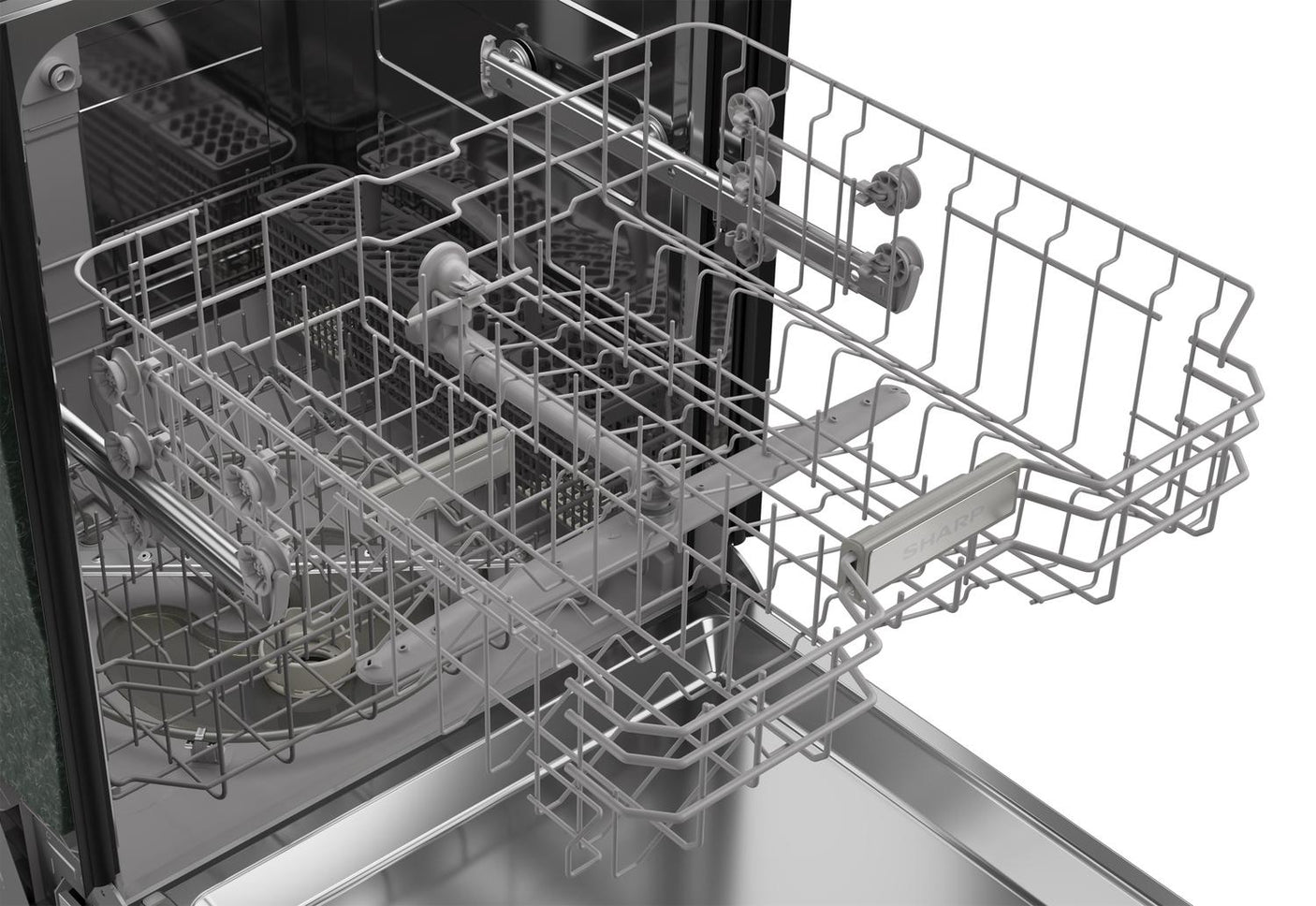 Sharp 24 in. Stainless Steel Hybrid 52dB Dishwasher