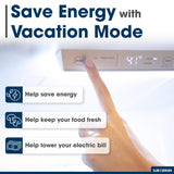 Sharp 24 in. Bottom-Freezer Counter-Depth Refrigerator