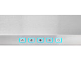 **DISCONTINUED** Broan® 30-Inch Convertible Wall-Mount Pyramidal Chimney Range Hood, 630 MAX CFM, Stainless Steel