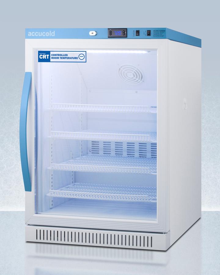 6 CU.FT. ADA Height Upright Controlled Room Temperature Cabinet