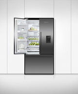 Freestanding French Door Refrigerator Freezer, 36", 20.1 cu ft, Ice & Water
