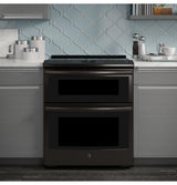 GE Profile™ 30" Smart Slide-In Electric Double Oven Convection Range