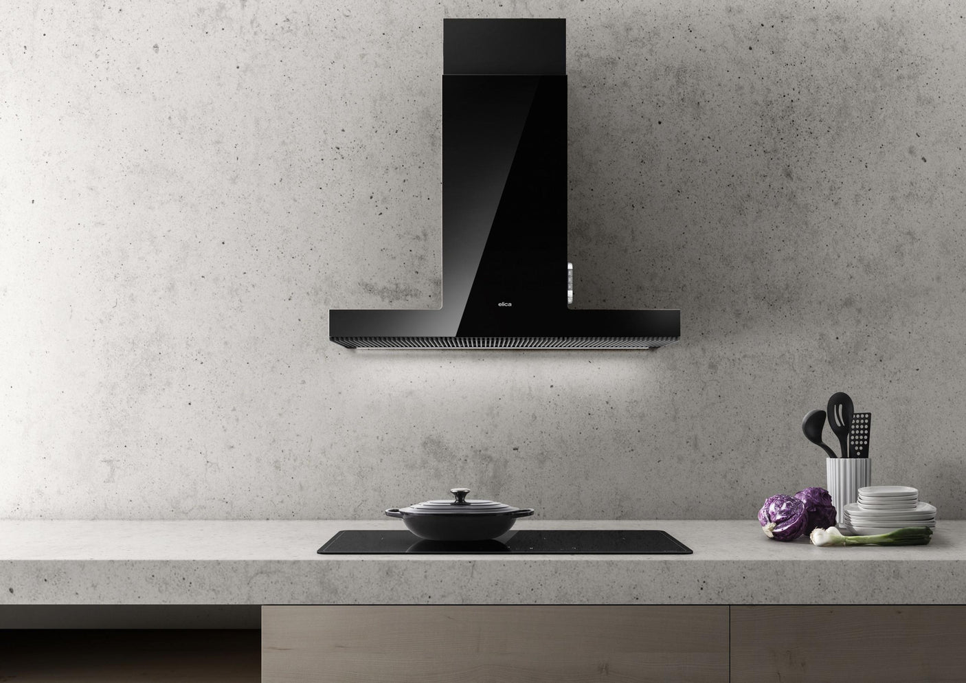 HAIKU Wall Mount Range Hood 36" wide - 600CFM