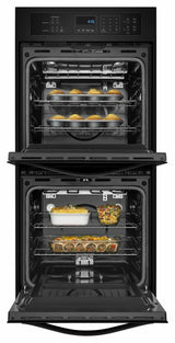 6.2 Cu. Ft. Double Wall Oven with High-Heat Self-Cleaning System - Black