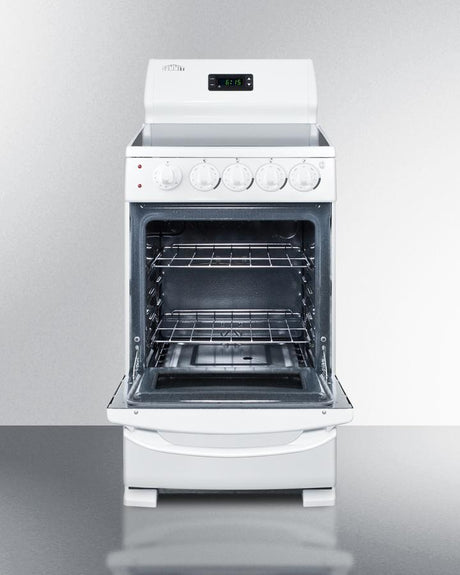 20" Wide Electric Smooth-top Range