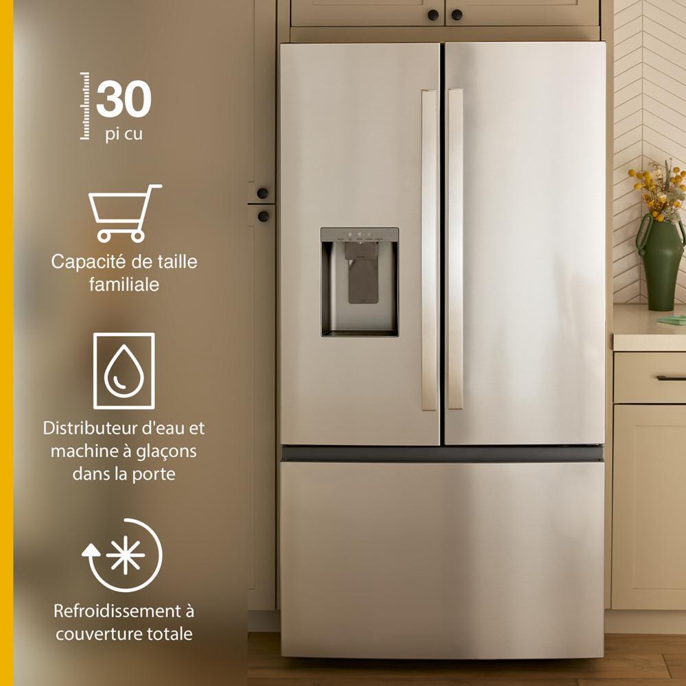 36-Inch French Door Refrigerator with In-Door Water and Ice Maker - 30 cu. ft.
