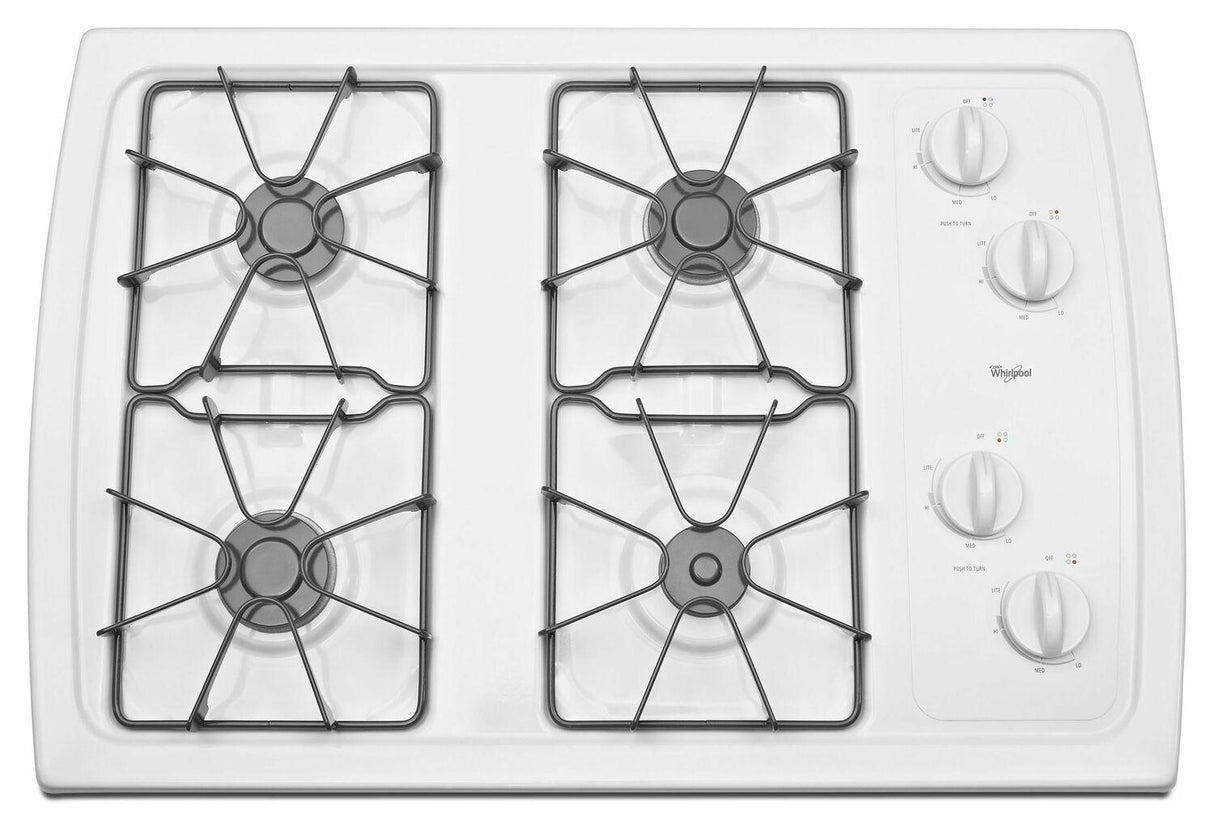 30-inch Gas Cooktop with 5,000 BTU AccuSimmer® Burner - White