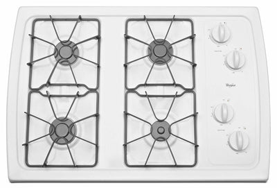 30-inch Gas Cooktop with 5,000 BTU AccuSimmer® Burner - White
