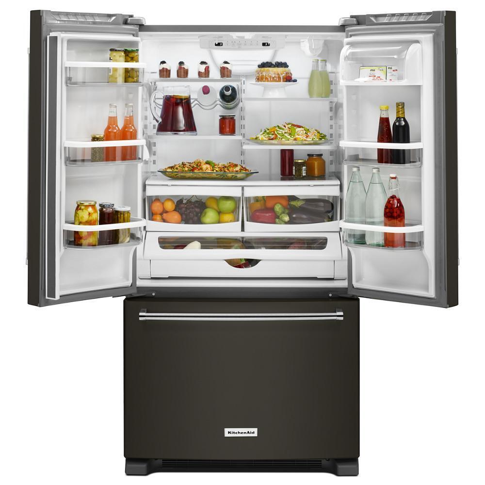 20 cu. ft. 36-Inch Width Counter-Depth French Door Refrigerator with Interior Dispense and PrintShield™ Finish