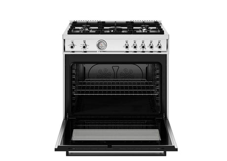 36 inch All Gas Range, 5 Burners Stainless Steel