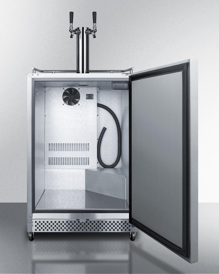 24" Wide Built-in Outdoor Cold Brew Coffee Kegerator
