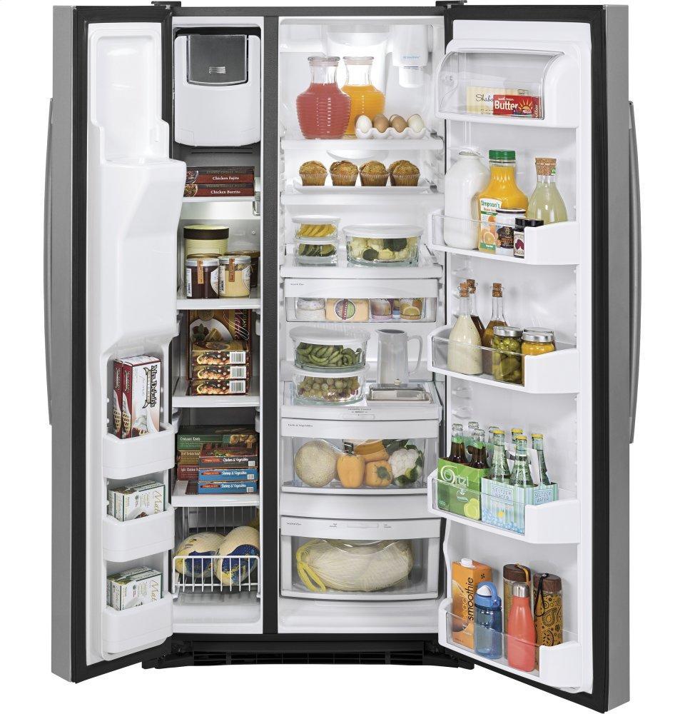 GE® 23.2 Cu. Ft. Side-By-Side Refrigerator