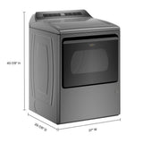 7.4 cu. ft. Smart Top Load Gas Dryer