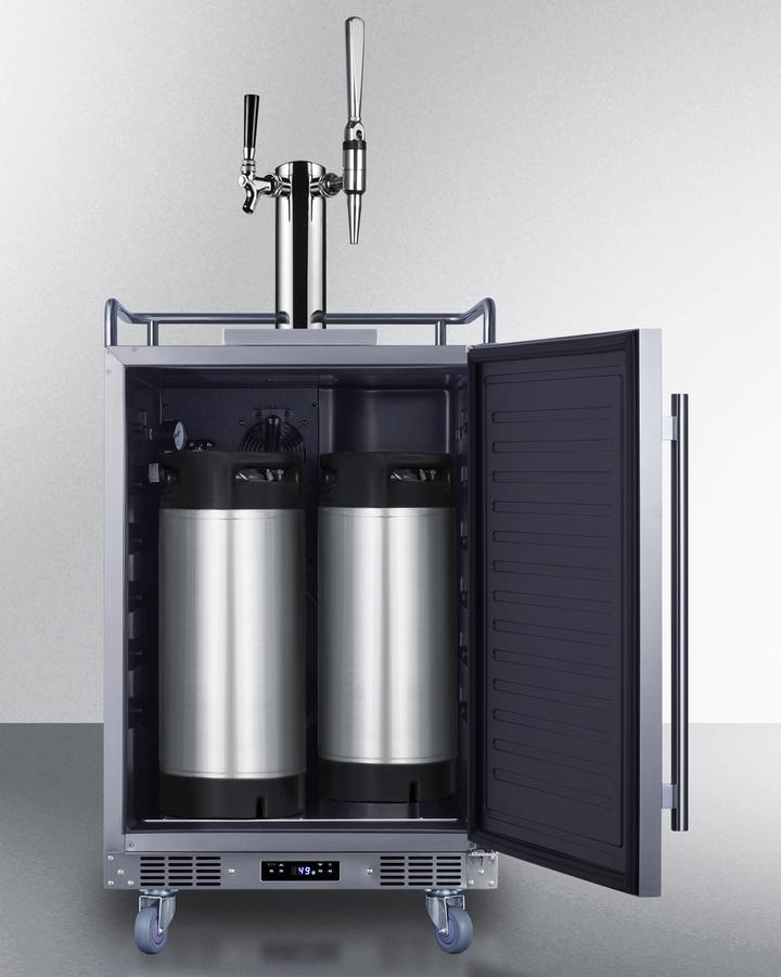 24" Wide Built-in Cold Brew/nitro Coffee Kegerator