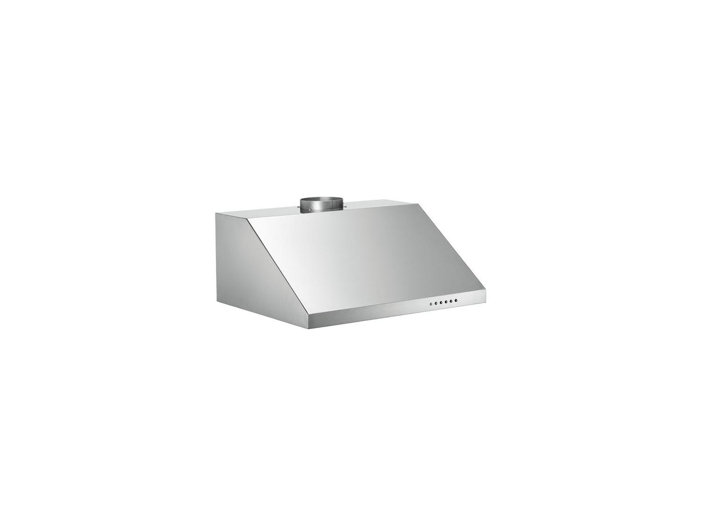 24 Wallmount Canopy Hood, 1 motor CFM 600 Stainless Steel