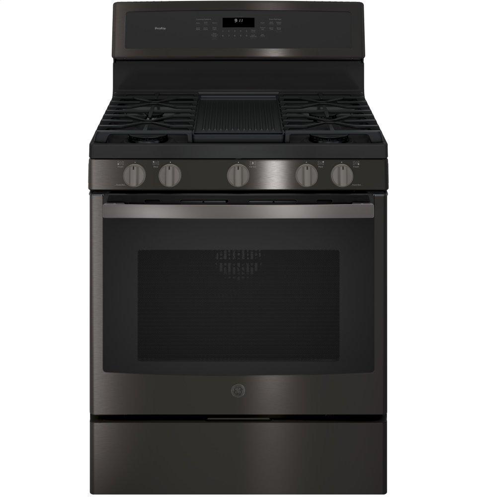 GE Profile™ Series 30" Free-Standing Gas Convection Range