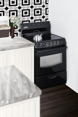 24" Wide Electric Smooth-top Range