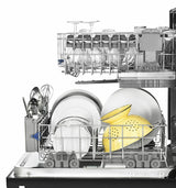 Stainless Steel Tub Dishwasher with TotalCoverage Spray Arm - Black