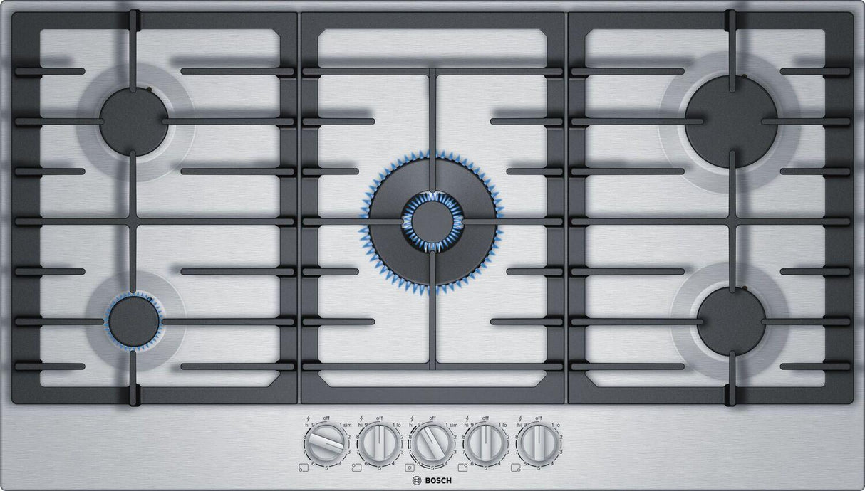 800 Series Gas Cooktop Stainless steel