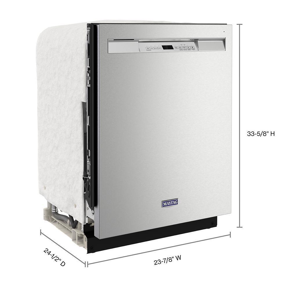 24 Front Control Dishwasher with Dual Power Filtration and PowerBlast® Cycle - 50 dBA