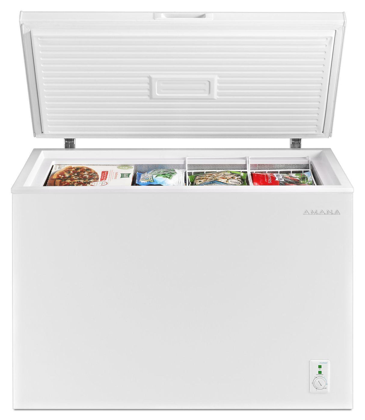 9.0 Cu. Ft. Compact Freezer with Flexible Installation White