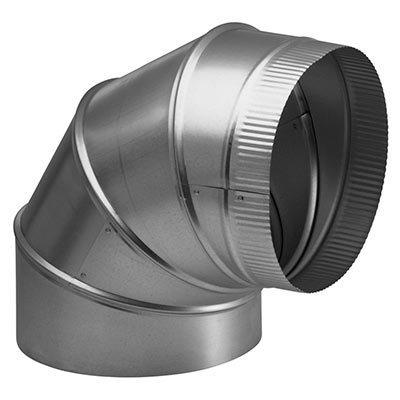 7" Round Elbow Duct for Range Hoods and Bath Ventilation Fans