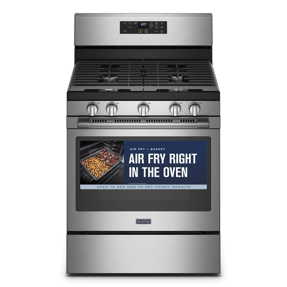 Gas Range with Air Fryer and Basket - 5.0 cu. ft.
