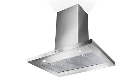 42" T-shape chimney island hood