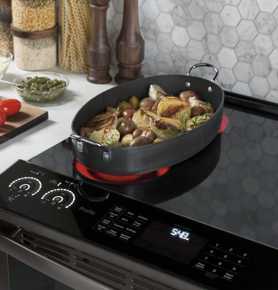 GE Profile™ 30" Smart Slide-In Electric Double Oven Convection Range