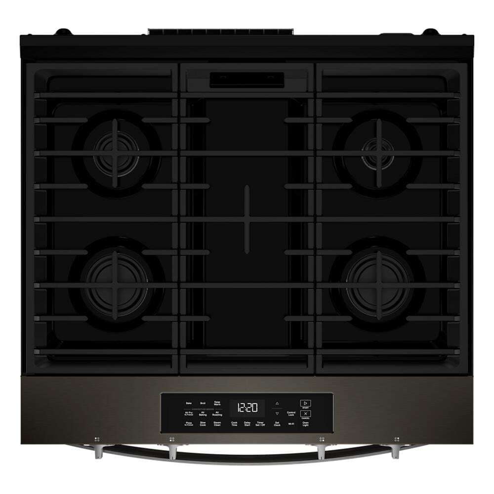30-inch Gas Smart Range with Air Cooking Technology and Steam Clean