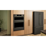 30-inch Smart Electric Combo Wall Oven with Intelligent Cooking Camera - Black Ore