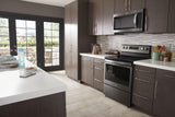 5.3 cu. ft. Freestanding Electric Range with Frozen Bake™ Technology - Black Stainless