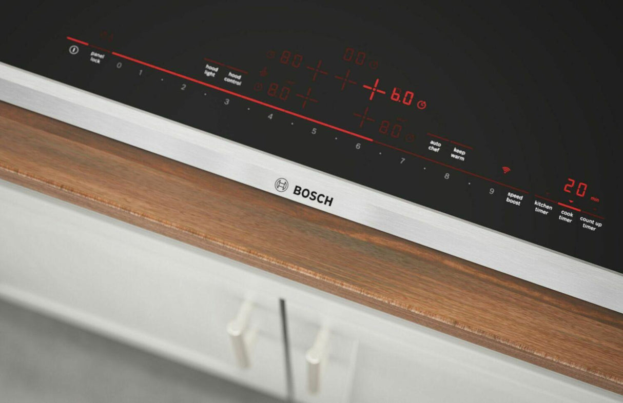 800 Series Induction Cooktop 36'' Black, surface mount without frame NIT8669SUC