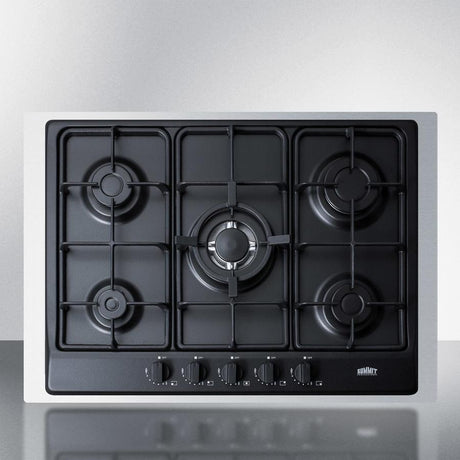 30" Wide 5-burner Gas Cooktop