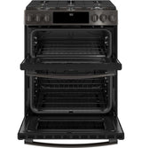 GE Profile™ 30" Smart Slide-In Front-Control Gas Double Oven Convection Range