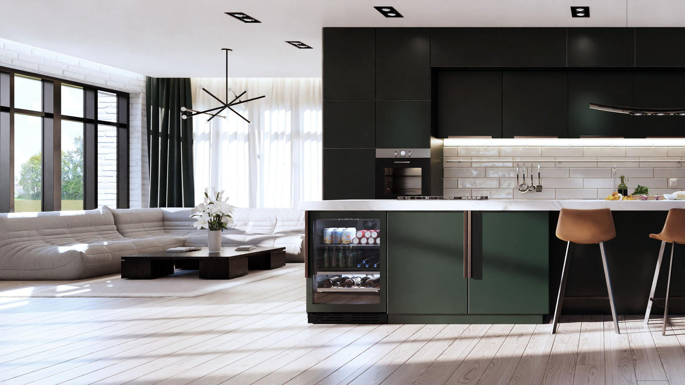 Panel Ready - Single Door, Dual Zone, Beverage and Wine Center