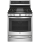 GE Profile™ 30" Smart Free-Standing Gas Convection Range with Warming Drawer