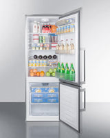 28" Wide Bottom Freezer Refrigerator