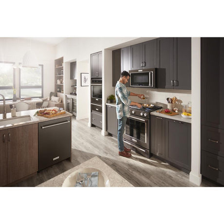30-Inch 5-Burner Gas Slide-In Convection Range
