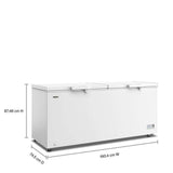 Whirlpool® 22 cu. ft. Convertible Freezer-to-Fridge Chest Freezer with 4 Storage Baskets