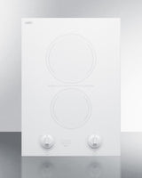 15" Wide 230v 2-burner Radiant Cooktop