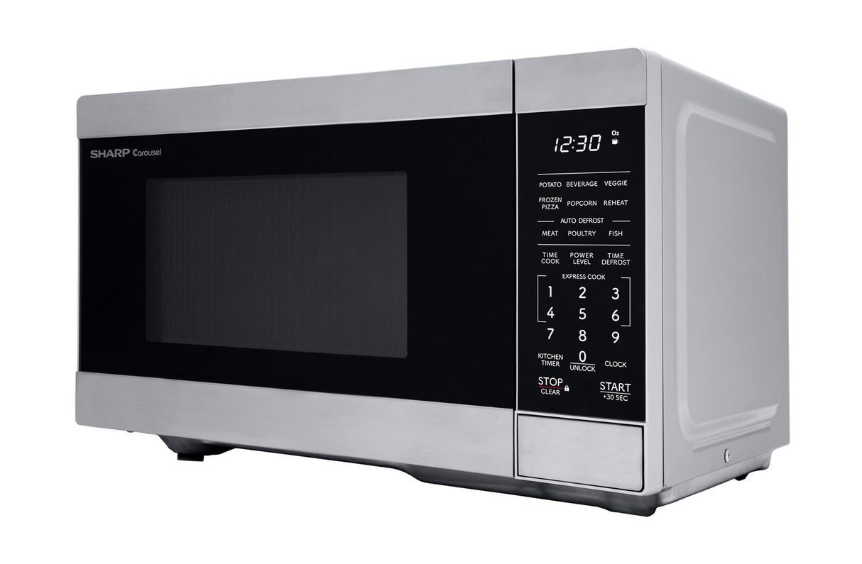 Sharp 0.9 cu. ft. 900W Stainless Steel Countertop Microwave Oven