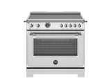 36 inch Induction Range, 5 Heating Zones and Cast Iron Griddle, Electric Self-Clean Oven Stainless Steel