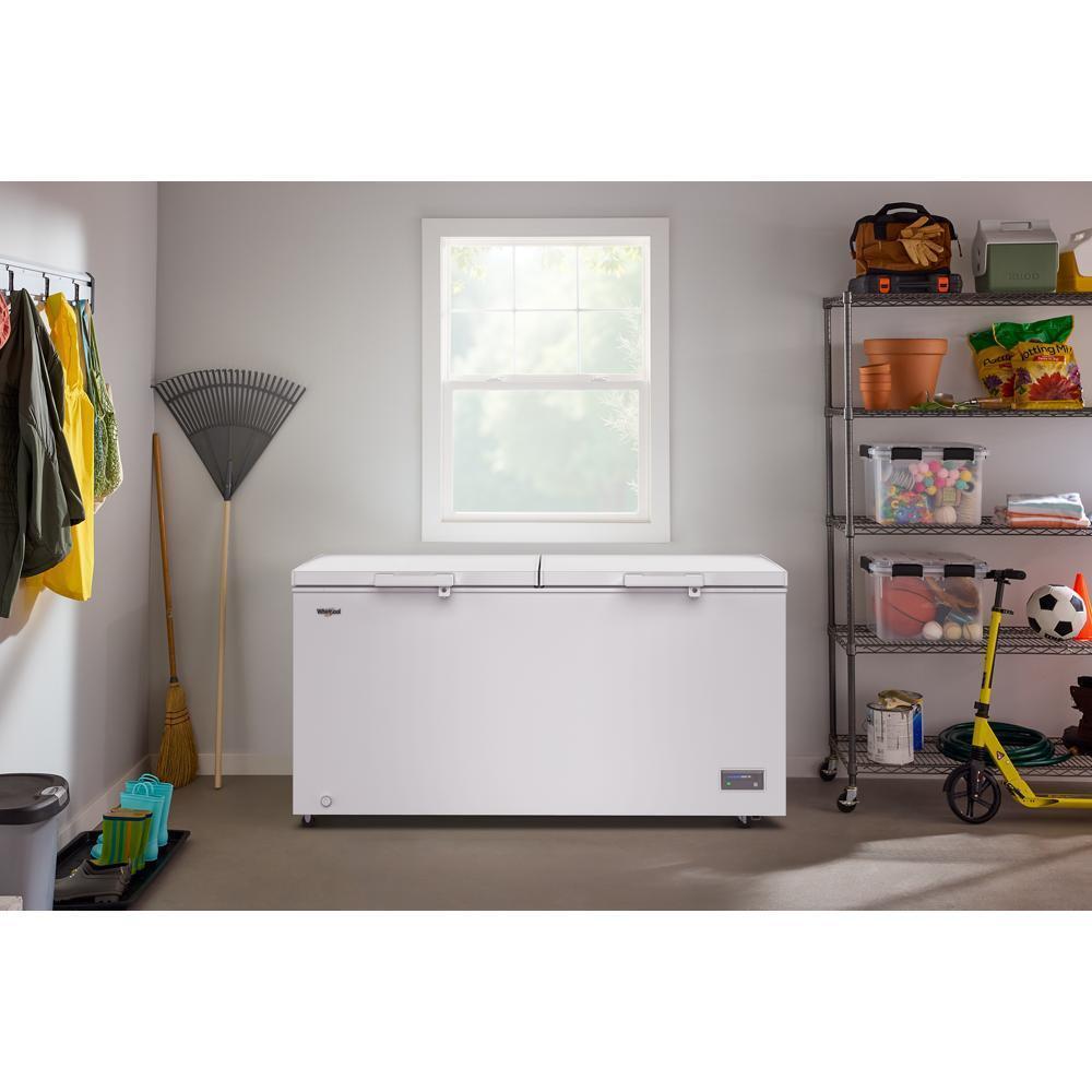 Whirlpool® 19 cu. ft. Convertible Freezer-to-Fridge Chest Freezer with 4 Storage Baskets