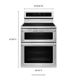 30-Inch 4-Element Induction Double Oven Convection Range