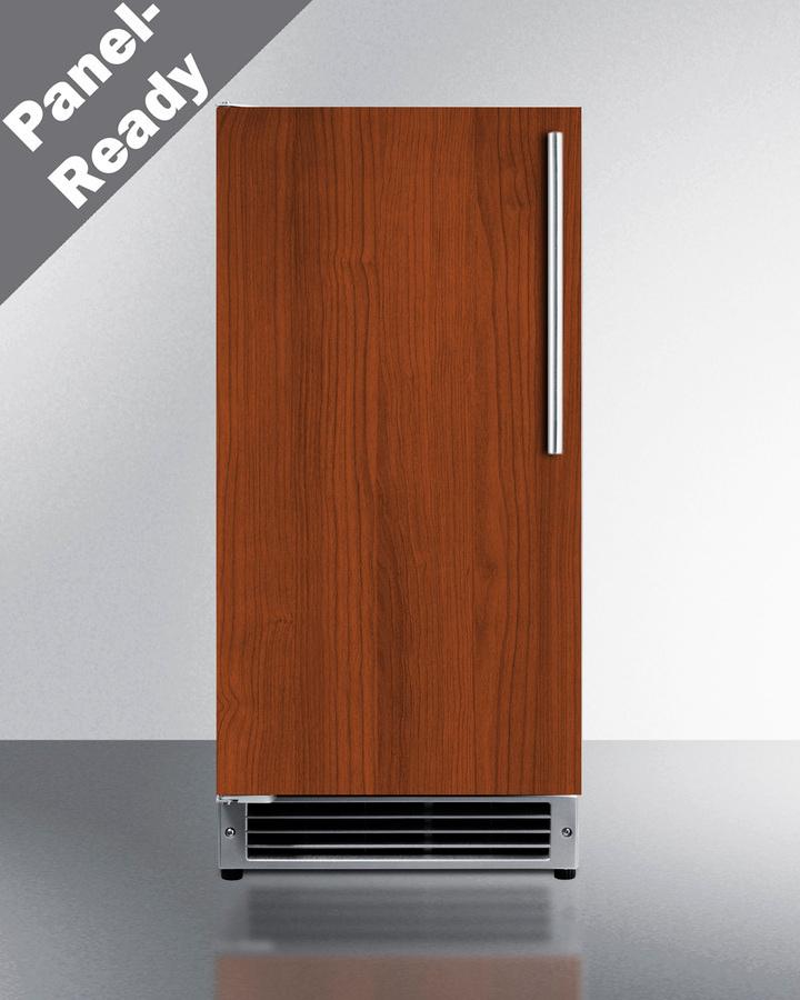 15" Wide 25 Lb. Drain-free Icemaker, ADA Compliant (panel Not Included)