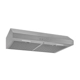 Glacier 30-Inch 490 MAX Blower CFM 1.1 Sones Stainless Range Hood