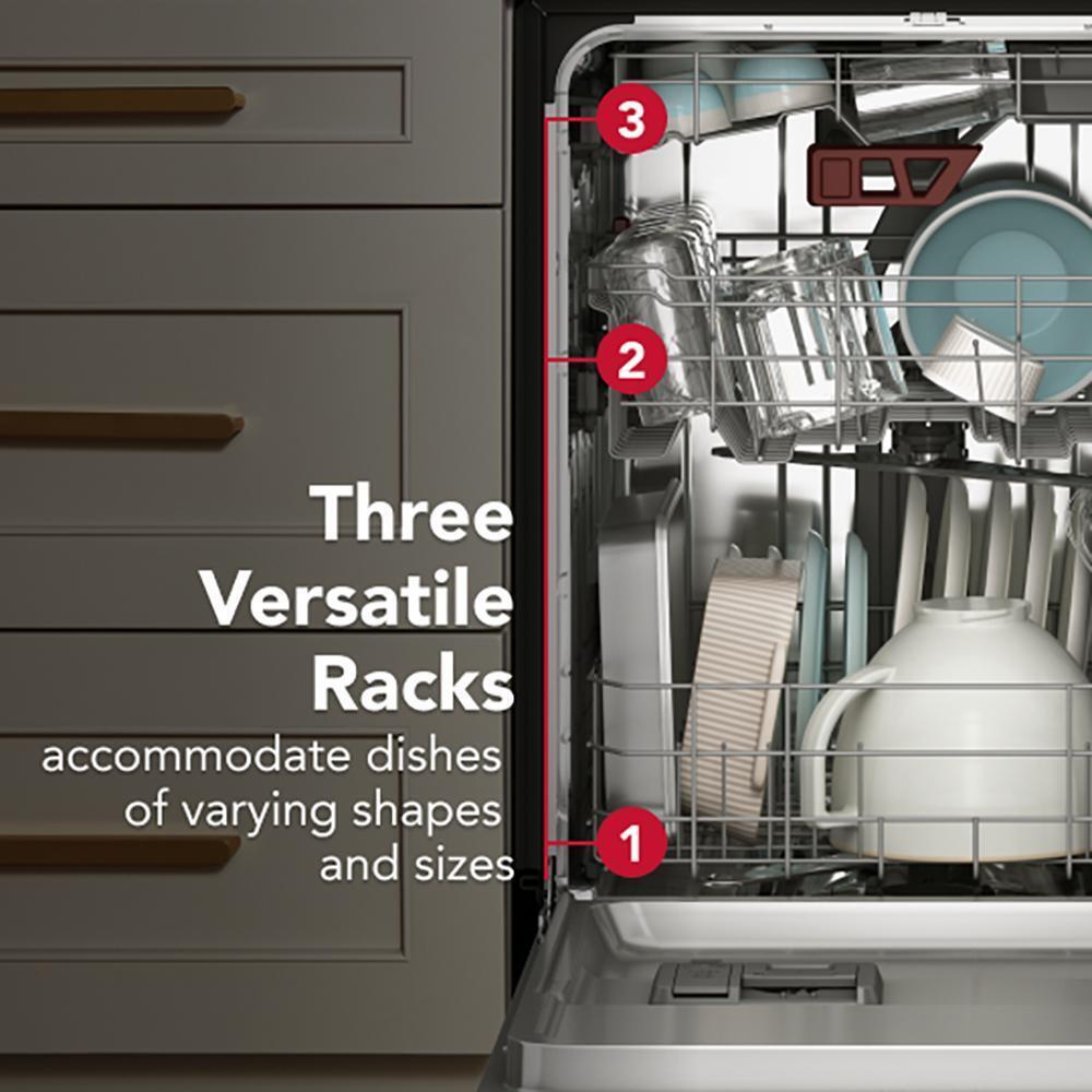 Third Level Jet Rack Dishwasher with 40+ Total Wash Jets, 41 dBA