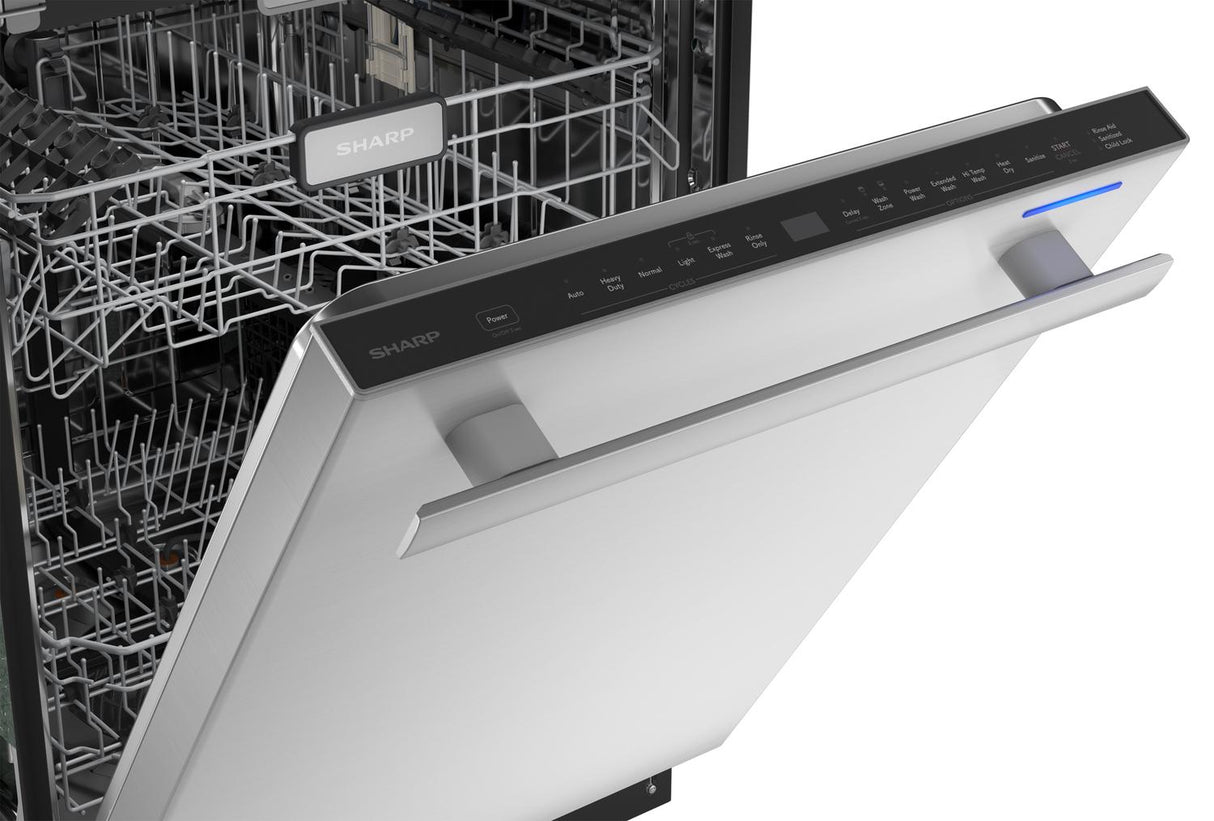 Sharp 24 in. Stainless Steel 47dB Dishwasher